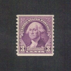 Scott# 721 WASHINGTON MINT VERTICAL PERF 10 COIL, NICELY CENTERED