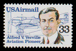 Scott# C113 "ALFRED VERVILLE-INVENTOR" SINGLE, MNH